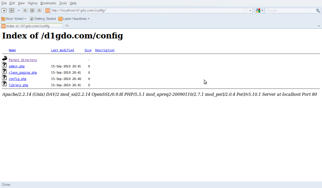 config